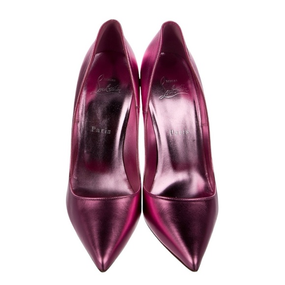 Christian Louboutin | Metallic Pink So Kate 120 Heels - Size IT 39 - Picture 14 of 16